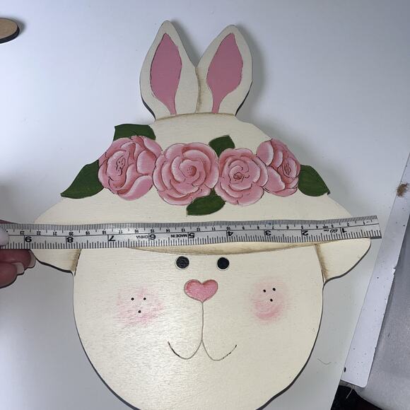 Vintage KS Lanam Co Inc Hand Paint Fall Christmas Easter Longaberger Stand Small - Picture 13 of 16